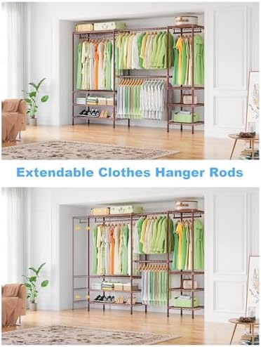 Ulif E11 Heavy-Duty Closet Garment Rack, Metal Clothes Rack, Load 1034lbs - Image 3