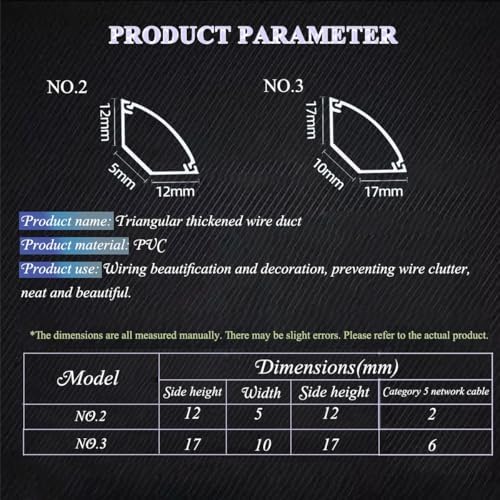 Self-Adhesive PVC Corner Cord Cover, Cable Floor Strip Protector, Tidy Up Your - Image 2