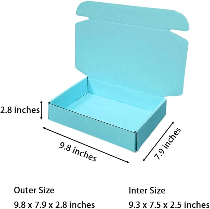 30 Pcs 9.8 x 7.9 x 2.8 inches Shipping Boxes - Image 2
