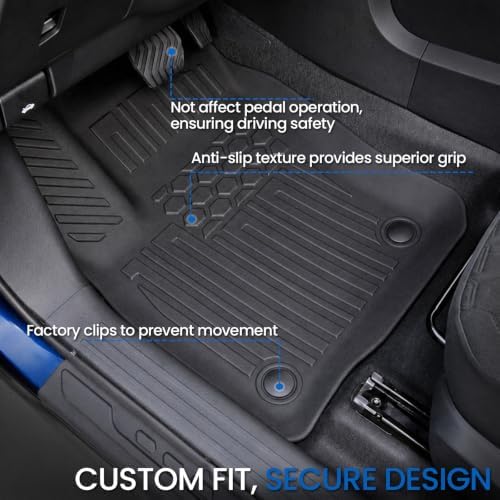 Floor Mats for Nissan Kicks S SV SR 2025-2026, with Cargo Mat - Image 2
