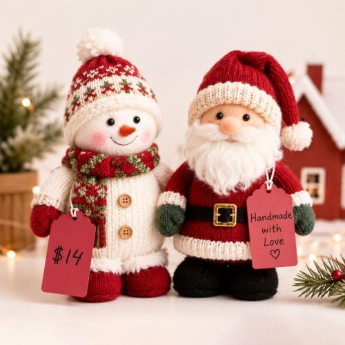 joycraft 200Pcs Price Tags with String Attached, 2.8x1.6In Red Gift Tags - Image 5