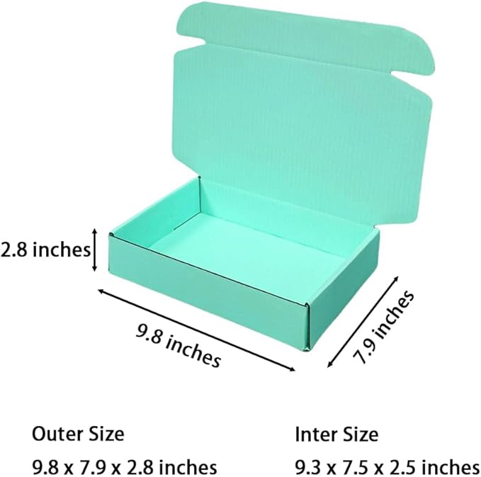 30 Pcs 9.8 x 7.9 x 2.8 inches Shipping Boxes - Image 2