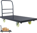Extra Large Platform Truck Cart, 47 X 24 Dollies Cart, Heavy Duty Push Cart by RIGMEC