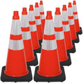 Brimar 28 Inch Traffic Cones, 10 Pack, Road Parking, MUTCD Approved Traffic by BrimarIndustries