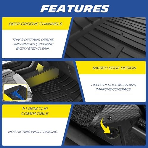 Michelin Vehicle Mats for 2019-2026 Chevy Silverado/GMC Sierra 1500 - Image 6