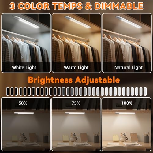 Under Cabinet Lighting Wireless, 15inch Motion Sensor Light Indoor, 3Pack - Image 3