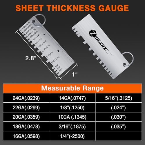 ZeeDix Portable Metal Sheet Thickness Gauge - Image 3