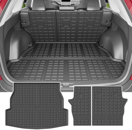 powoq Cargo Mat & Backrest Mats Compatible with 2019-2025 Toyota RAV4 by powoq