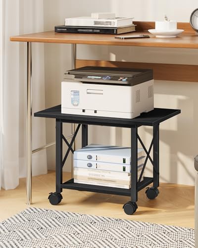 CHOEZON Printer Stand, 2-Tier Heavy Duty Printer Cart with Shelf - Image 6