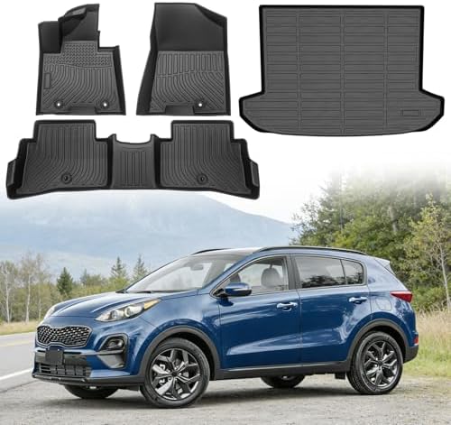 Floor Mats for Kia Sportage 2017-2022 (Only for Gas) by Vehiwell