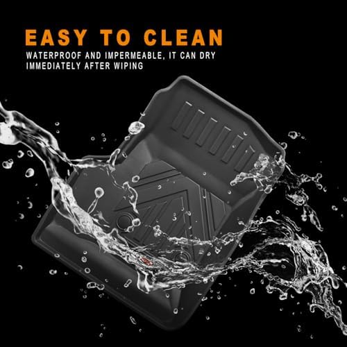 Custom for 1997-2006 Jeep Wrangler TJ/LJ Accessories Front Floor Mats Liner 2 Pcs All Weather TPE (for1997-2006 Jeep Wrangler TJ/LJ Front Floor Mat 2 Pcs) - Image 5