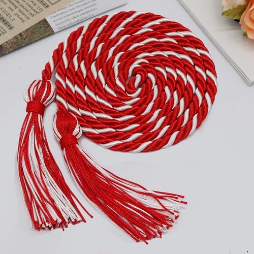 GraduationMall Graduation Honor Cord 68" Redwhite - Image 2