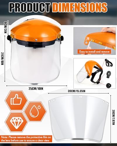 safety face shield with Apron Gloves - Image 2