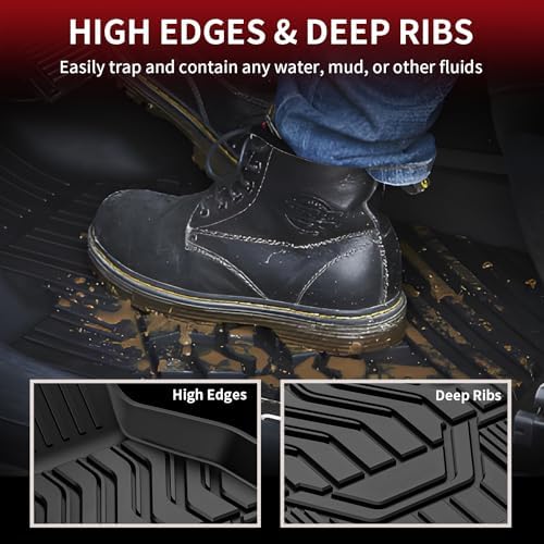 LASFIT Floor Mats for Nissan Rogue 2020 2019 2018 2017 2016 2015 2014 - Image 5