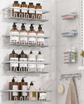 8 Pack Adhesive Bathroom Holders & Dispensers for Kids & Adults, Silver by Unknown