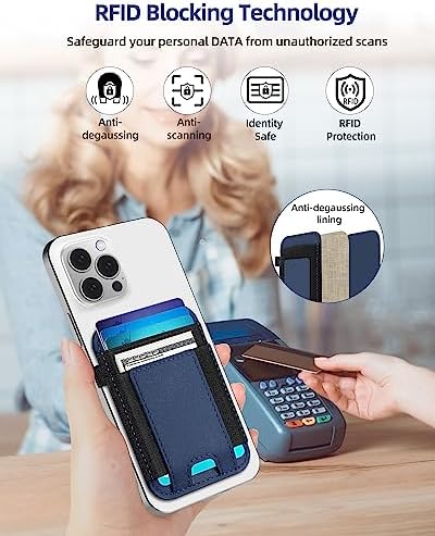 ExtreLife For Magsafe Wallet, 7 Card Holder, Strongest Magnetic Wallet - Image 5