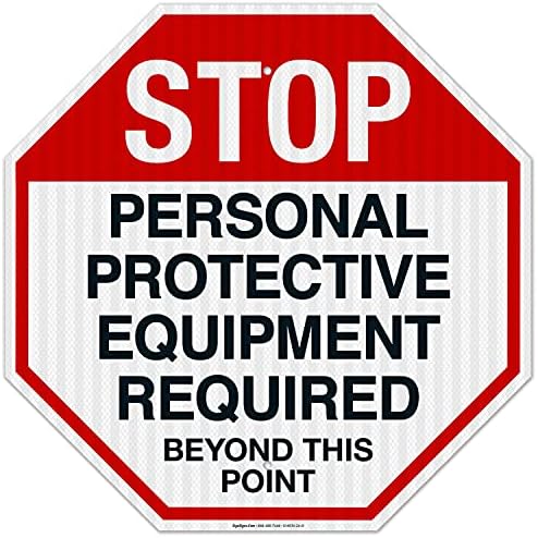 Personal Protective Equipment Required Sign, by SigoSigns