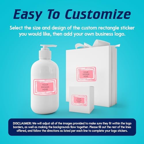 Custom Vinyl Stickers Your Image, Text, Design, or Logo. Waterproof Personalized Business Labels Packaging, Bottles, Jars, Candles, & Handmade. Dishwasher Safe, UV Protected, 30+ Designs Pink, 6x4 - Image 6