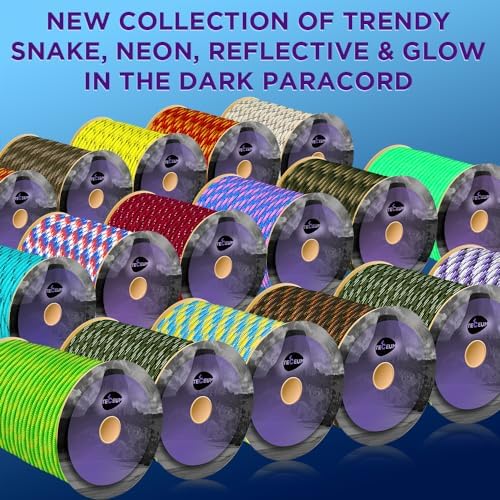 Paracord Rope 550 lb 4mm – Parachute Cord – Utility Camping Rope - Image 6