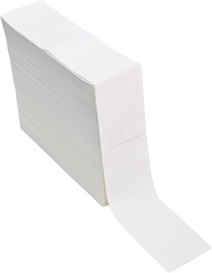 L LIKED 4 x 6 Thermal Labels Fanfold, 5000 White Shipping Mailing Labels by LLIKED