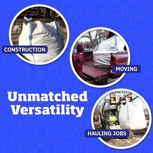 DURASACK Heavy Duty Builder's Bulk Bags 200 Gallon, Flap Top - Image 3