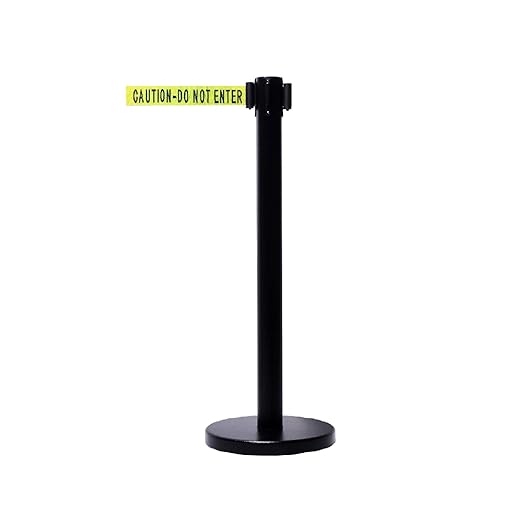 VIP Crowd Control Retractable Belt Queue Safety Stanchion Barrier Set - Image 5