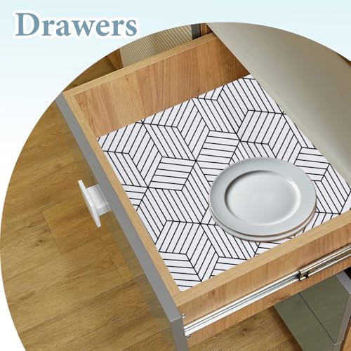 Shelf Liners for Kitchen Cabinets 12in x 10FT, Non Adhesive Cabinet Liner - Image 3