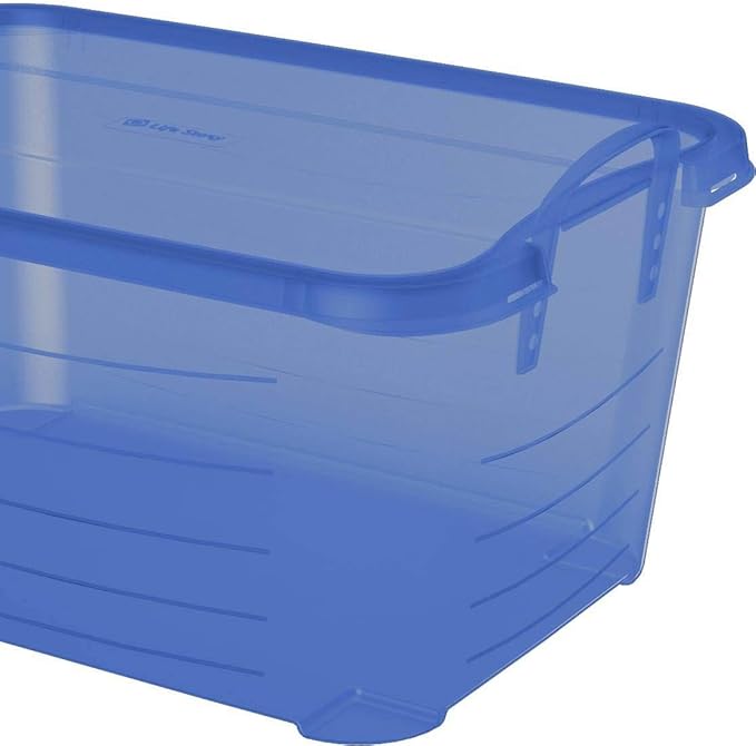 Life Story 6 Pack Light Duty Stackable Storage Bin, 55 Quart Home Organizer - Image 8