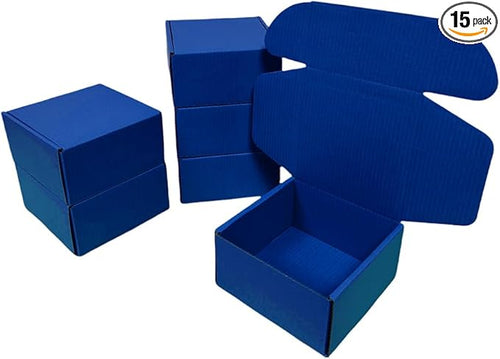 15 Pcs 6 x 6 x 3 inches Corrugated Cardboard Gift Boxes Recyclable Shipping by Unknown