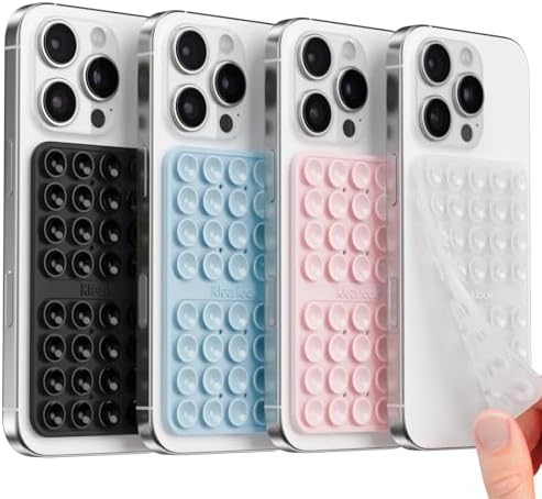 Klearlook 4PCS Silicone Double Sided Suction Cup Phone Case, Combination E by KlearlookMaximizedClarity