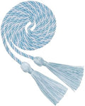 Sky Blue White Graduation Cord, Graduation Honor Cords Braided Tassels Cord for 2026, 68” Long Polyester Yarn Honor Ropes for 2026 Grad Decorations, Party Ceremonies by GHGMAO