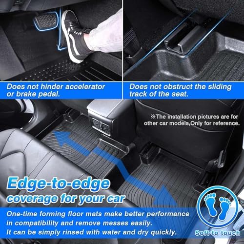 Cartist Floor Mats for Hyundai Tucson Gas 2022-2025 2026 (Not Fit Hybrid or PHEV), All Weather Cargo Liner for Tucson Accessories, Heavy Duty Tucson SE | SEL | Limited | XRT Car Mats, Car Accessories - Image 4