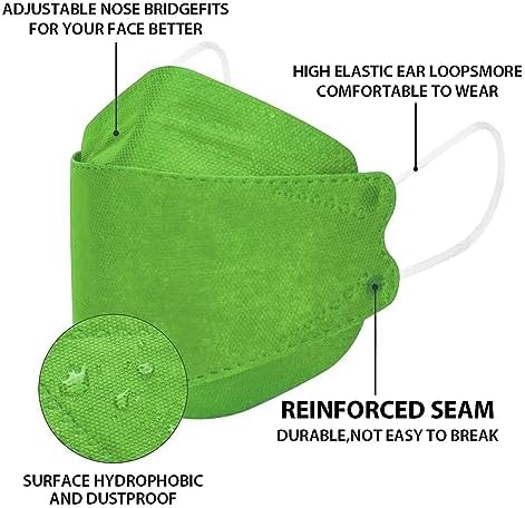Borje KN95 Face Masks 50 Pack,Breathable Comfortable and Disposable KN95 Mask,Masks for Adults - Image 3