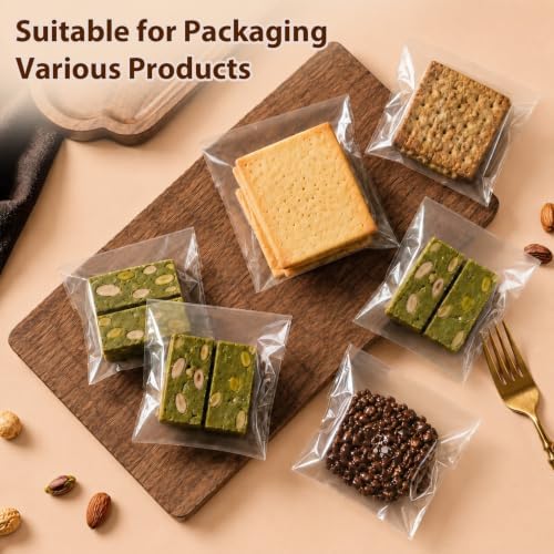 Egofine Self Sealing Cellophane Bags 100 PCS, Crystal Sealed Clear Bags for 7x7 Art Prints, Packaging Bags, Size: 7x7 inches - Image 6