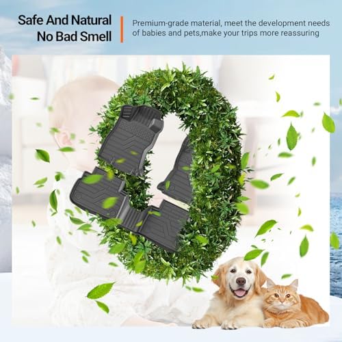 powoq Floor Mats Cargo Mat Compatible with 2019-2024 Subaru Forester - Image 6