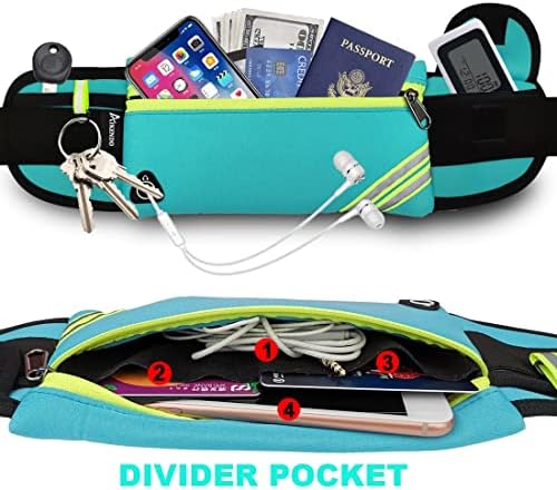 AIKENDO Slim Running Belt Fanny Pack Waist Bag Running Phone Holder - Image 3