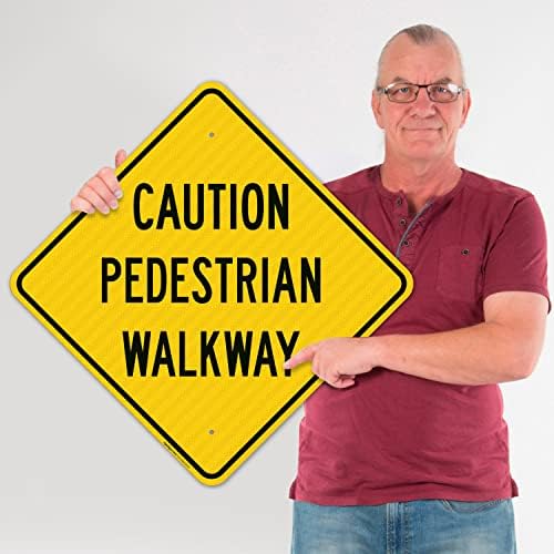Pedestrian Walkway Sign, - Image 2