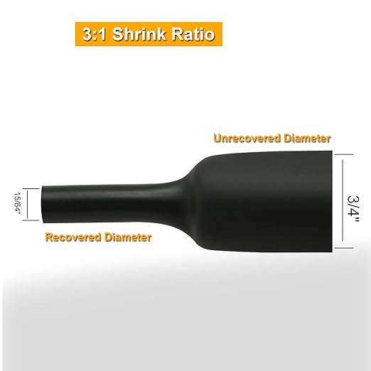 TKDMR 13 Ft 3/4" Heat Shrink Tubing - Image 3