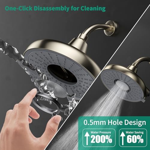 Longriver F8 Filtered Shower Head 8 Inch Shower Head High Pressure - Image 5