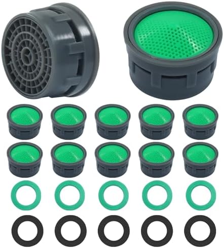 12Pcs Faucet Aerator, 1.5 GPM Flow Restrictor, Green - Image 5