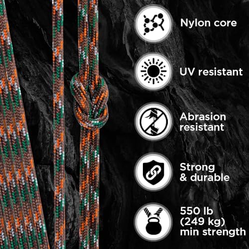 Paracord Rope 550 lb 4mm – Parachute Cord – Utility Camping Rope - Image 3
