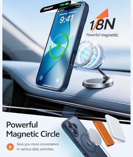 FNTCASE for iPhone 17 Case, Compatible with Magsafe, Glass Screen Protector - Image 3