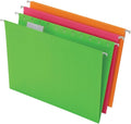 Pendaflex Glow Hanging File Folders, Letter Size, Assorted, Case (81670), 12 Count (Pack of 10) by TOPSProducts