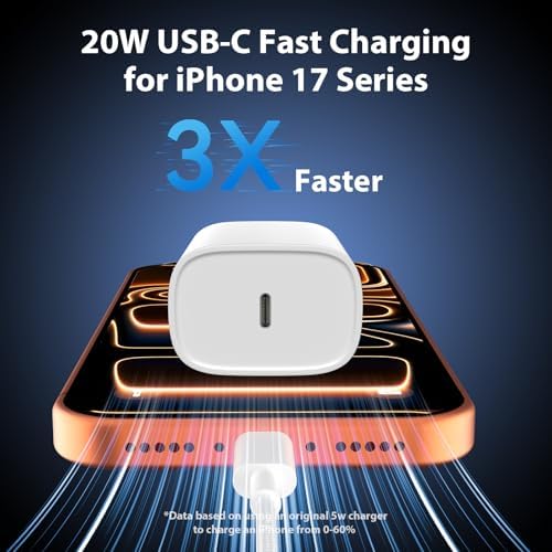Phone 16 15 Charger Fast Charging Type C Chargers USB C Charge Block with 2 Pack 10FT USB C Cable Nylon Braided for Phones 16/16 Plus/16 Pro/16 Pro Max/Phone 15/15 Pro Max/Pad Pro,White - Image 2