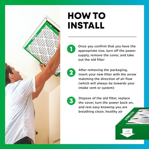 Filterbuy 19.5x24.5x4 Air Filter MERV 8 Dust & Allergy Defense (2-Pack) - Image 5