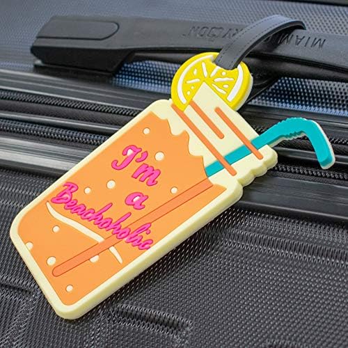 Miami CarryOn Novelty Collection Luggage ID Tags (2-Piece) (Drink) - Image 2