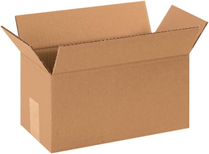 Secure Seal - 12x6x6 Pack of 50 Corrugated Cardboard Packing Shipping Mailing by Secure+Seal
