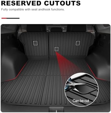Cargo Liner for Toyota Corolla Cross FWD 2022-2026 with Seat Back Mats - Image 7