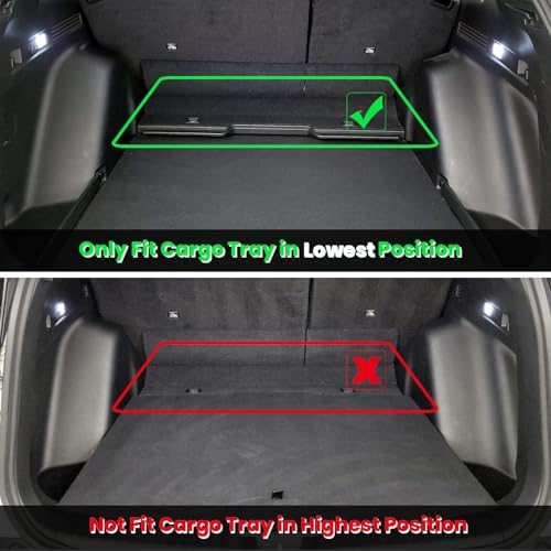 HAFIDI® Cargo Liner for 2023 2024 2025 2026 Honda CR-V (Fit for CRV Fuel Models, Cargo Pallet Lower Layer) (Not fit CRV Hybrid Models) All Weather TPE Car Trunk Mat Custom Accessories - Black - Image 2