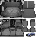 Powerty Floor Mats for Toyota RAV4 2019-2025, All Weather 3D TPE Anti-Slip Trunk Cargo Liner Seat Back Covers Protectors Full Set Car Accessories by Powerty
